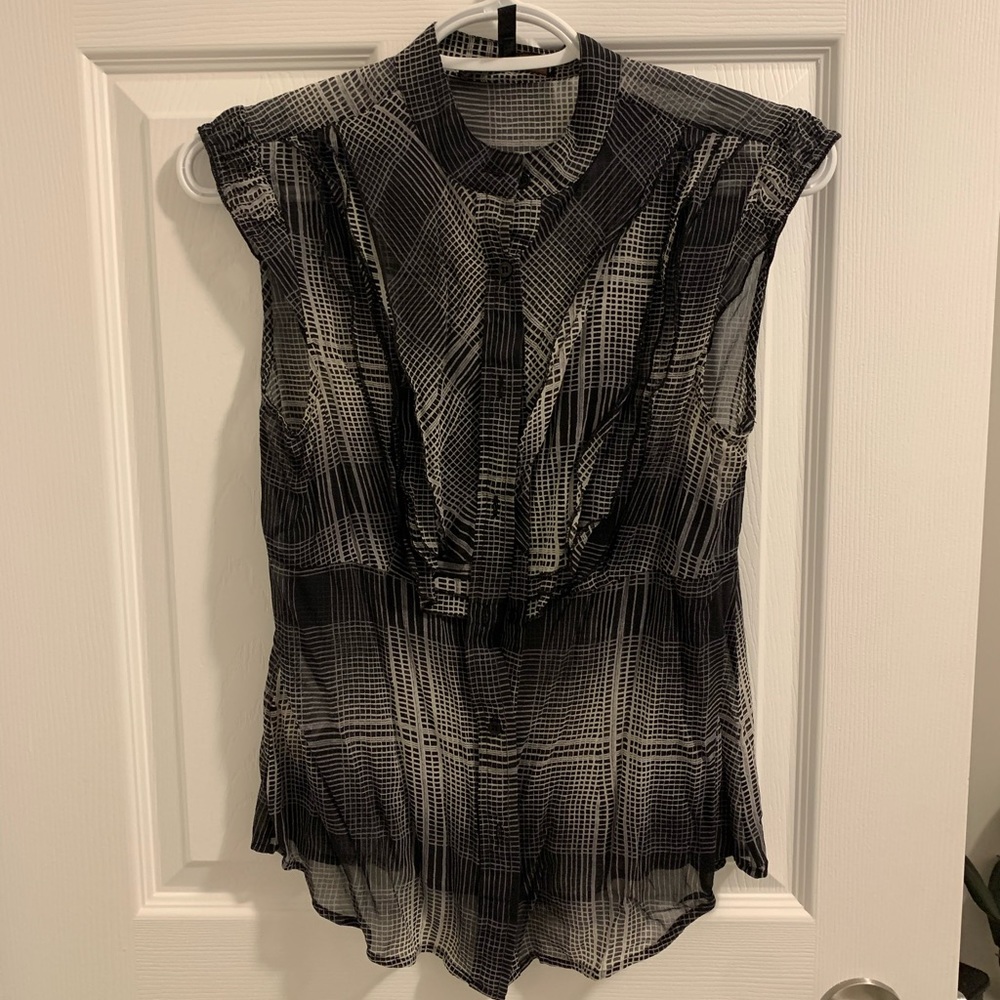 BCBG High Neck Blouse